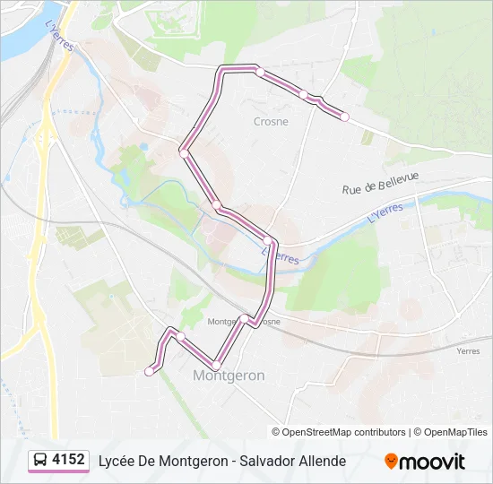 4152 Bus Line Map
