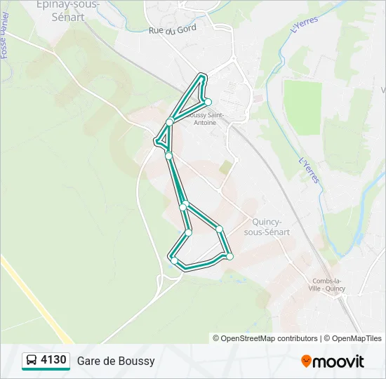 4130 Bus Line Map