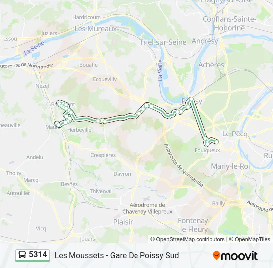 5314 Bus Line Map