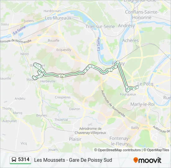 5314 Bus Line Map