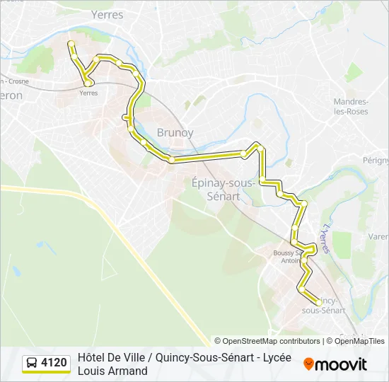 4120 Bus Line Map