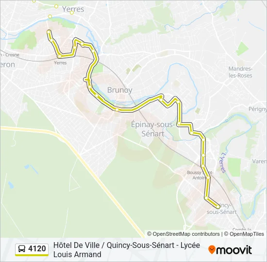 4120 Bus Line Map