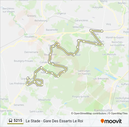5215 Bus Line Map