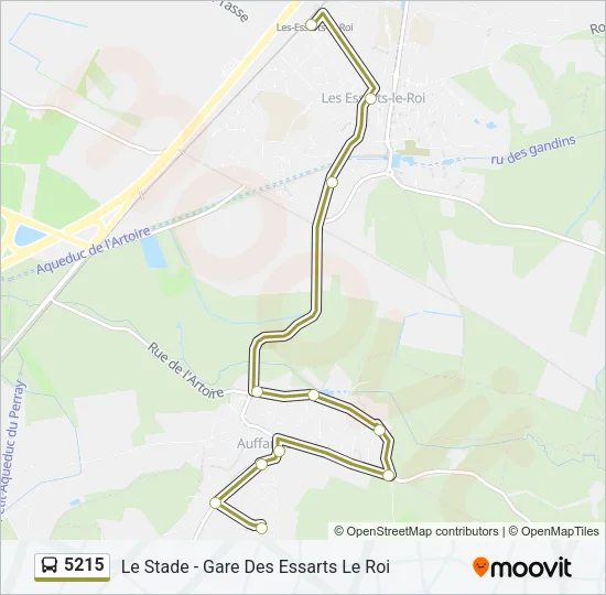 5215 Bus Line Map