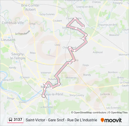 3137 Bus Line Map
