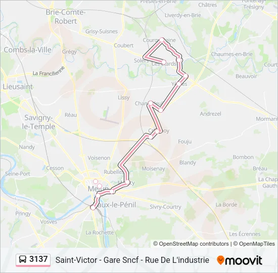 3137 Bus Line Map