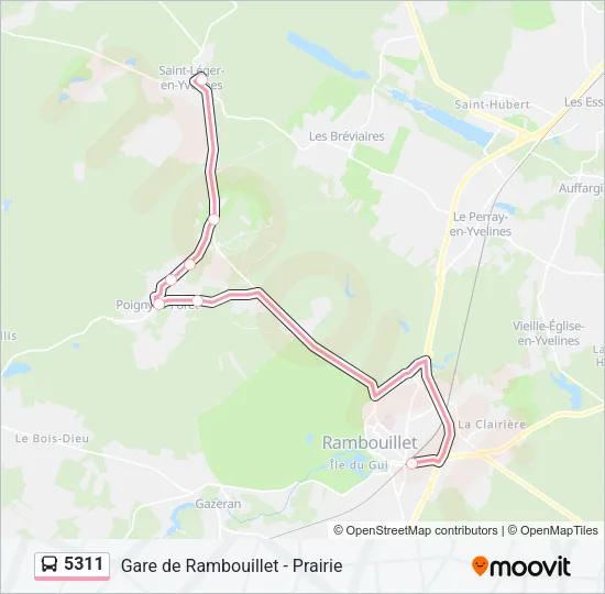 5311 Bus Line Map