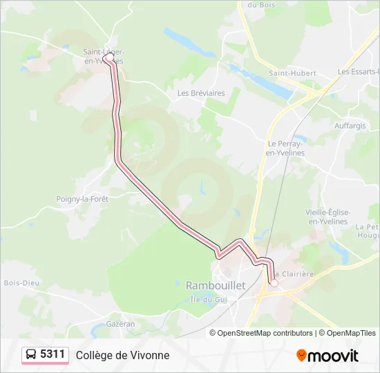 5311 Bus Line Map