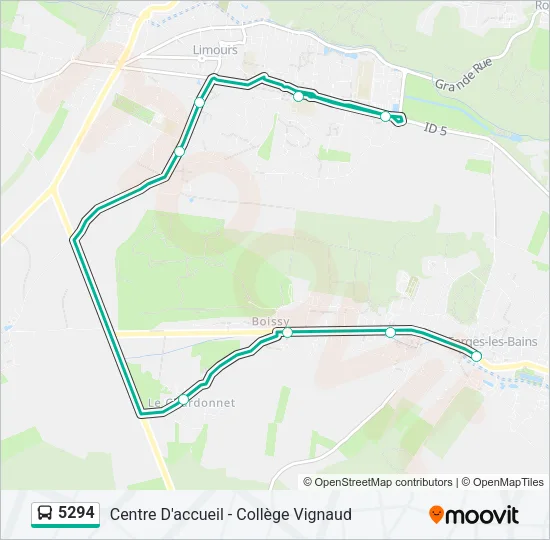 5294 Bus Line Map