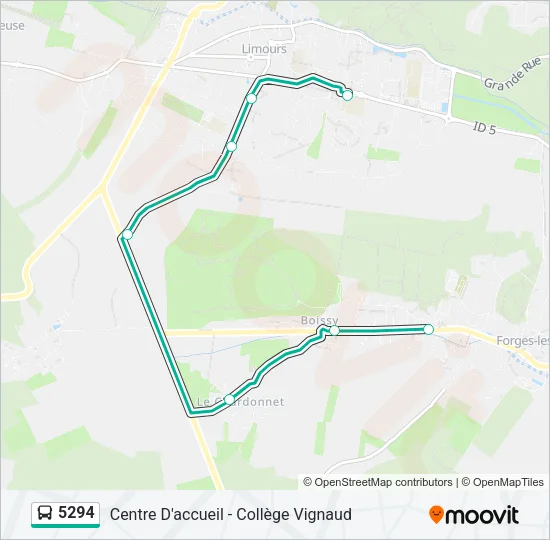 5294 Bus Line Map