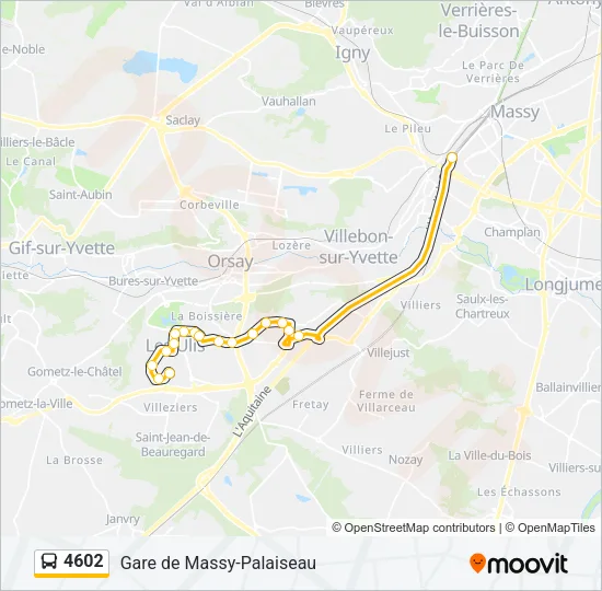 4602 Bus Line Map