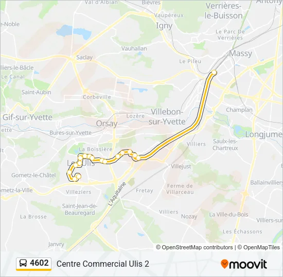 4602 Bus Line Map