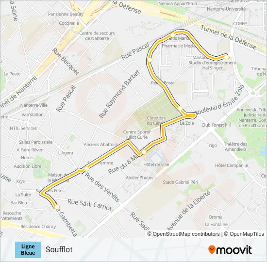 559 Bus Line Map