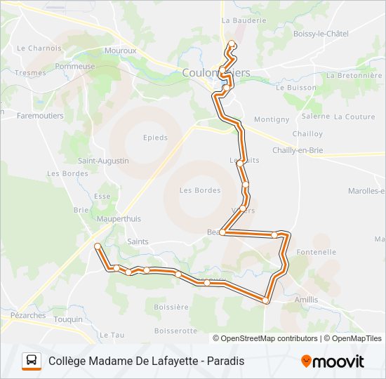 02A(2450) Bus Line Map