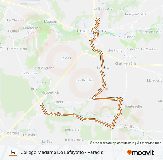 02A(2450) Bus Line Map