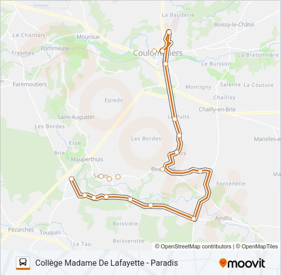 02A(2450) Bus Line Map