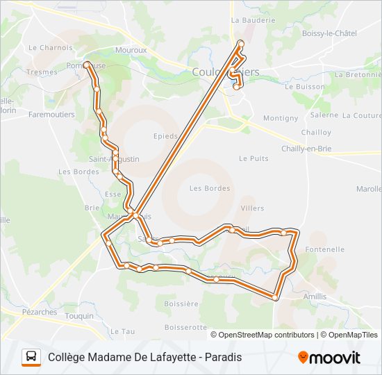 02A(2450) Bus Line Map