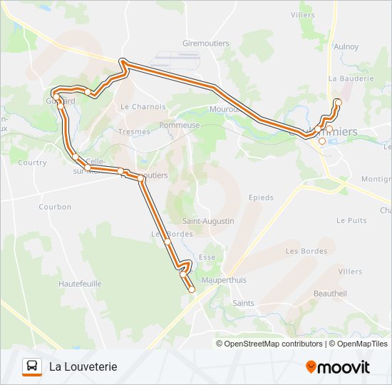 02F(2455) Bus Line Map