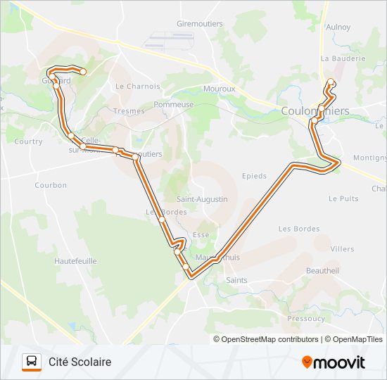 02F(2455) Bus Line Map