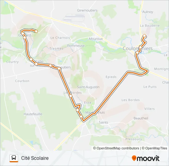 02F(2455) Bus Line Map