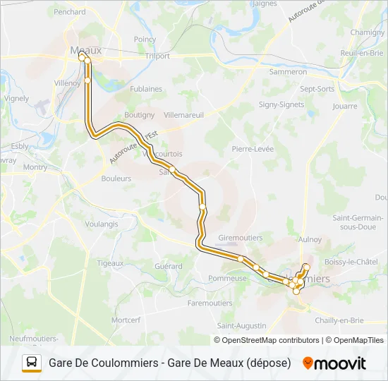 03A(2403) Bus Line Map