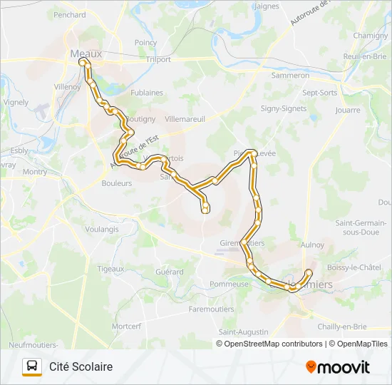 03B(2411) Bus Line Map