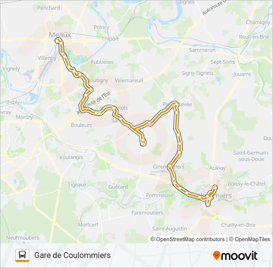 03B(2411) Bus Line Map