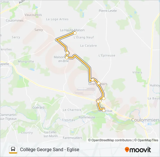 03C(2456) Bus Line Map