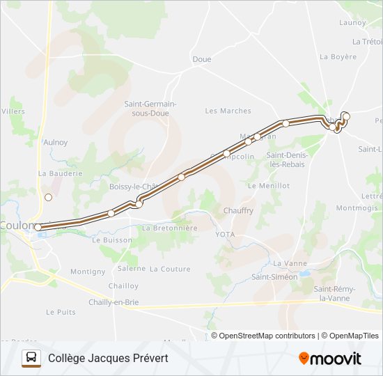 09A(2457) Bus Line Map