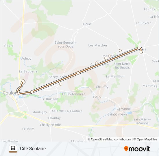 09A(2457) Bus Line Map