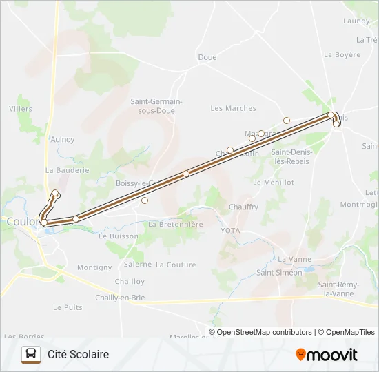 09A(2457) Bus Line Map