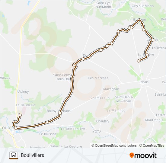09B(2458) Bus Line Map