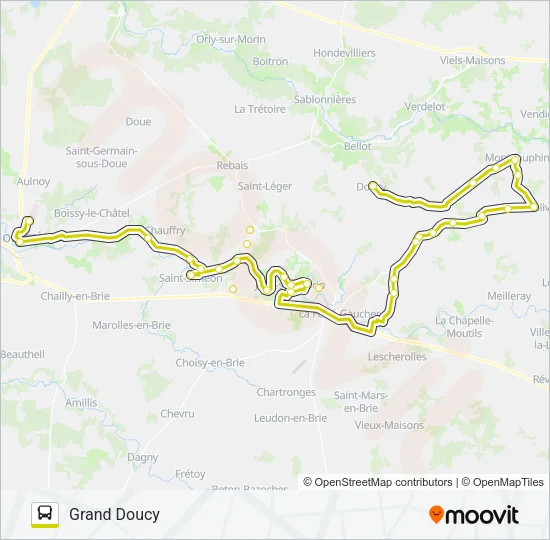 10 (2460) Bus Line Map