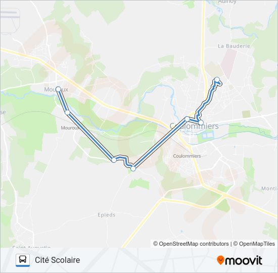 12C(2462) Bus Line Map