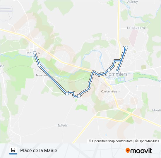 12C(2462) Bus Line Map