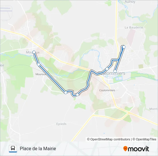 12C(2462) Bus Line Map