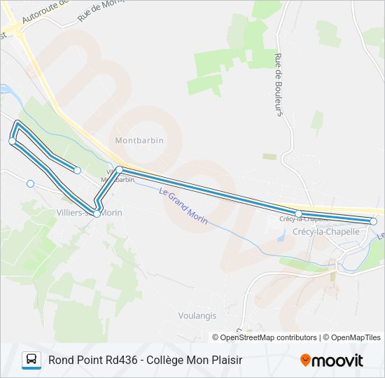13A(2416) Bus Line Map