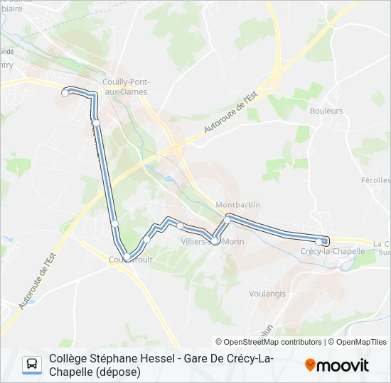 13B(2471) Bus Line Map