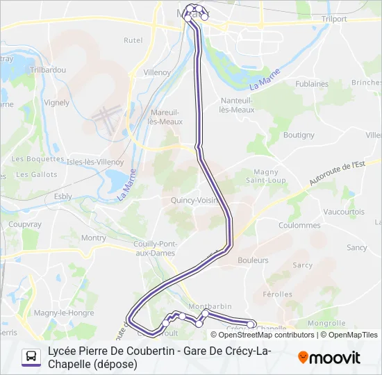 18 (2491) Bus Line Map