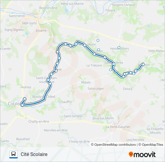 26 (2464) Bus Line Map
