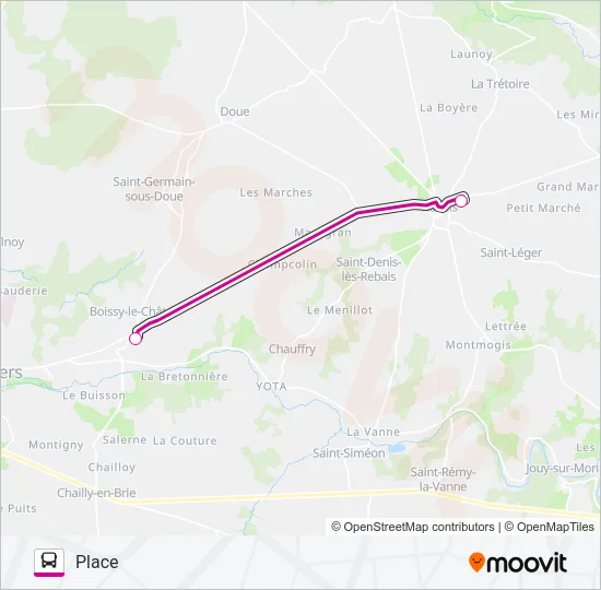 27 (2465) Bus Line Map