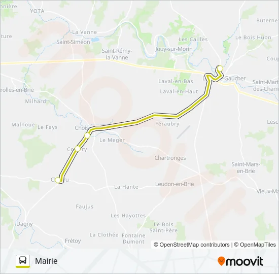 29A(2466) Bus Line Map