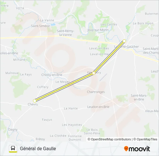 29A(2466) Bus Line Map