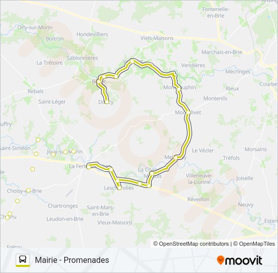 29M(2417) Bus Line Map