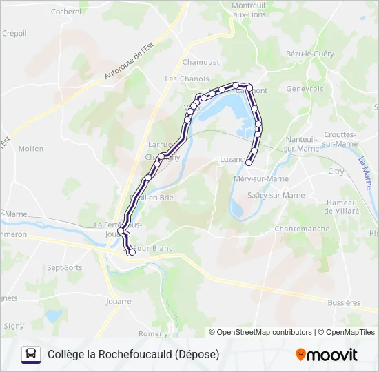 31 (2418) Bus Line Map