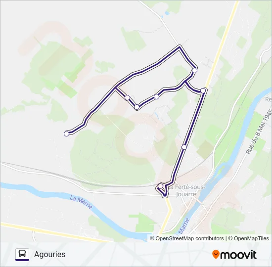 31 (2418) Bus Line Map
