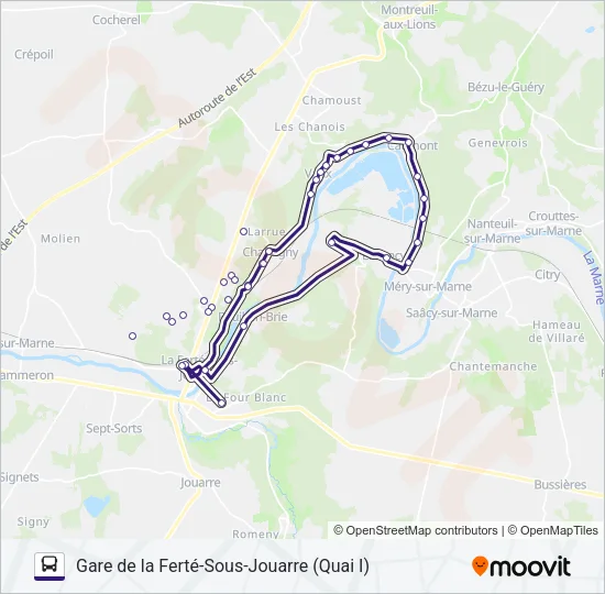 31 (2418) Bus Line Map