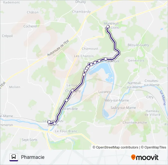 31 (2418) Bus Line Map