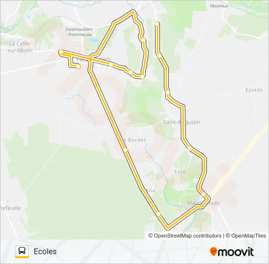31B(2472) Bus Line Map