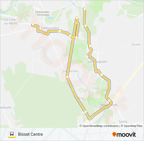 31B(2472) Bus Line Map